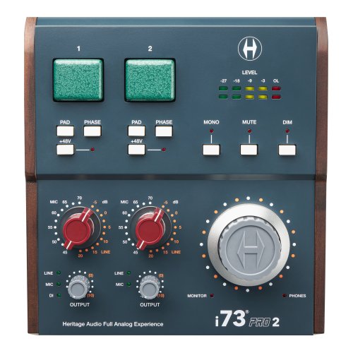 Heritage Audio i73 PRO 2 2x4 USB-C Interface w/ 2x 73 Style Preamp