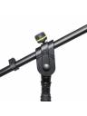 Gravity MS 2322B Round Base Telescoping Boom Mic Stand