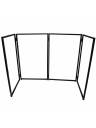 ProX Collapse and Go 4 Panel DJ Facade (Black Frame)