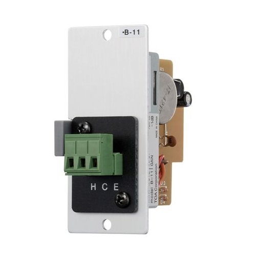 TOA B-11S Balanced Line Input with Mute-Receive