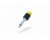 Cable Techniques Low-Profile Right Angle 1/4in TS w/Large Cap - Yellow