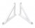Da-Lite 40957 #11 White Mounting Bracket (Pair)