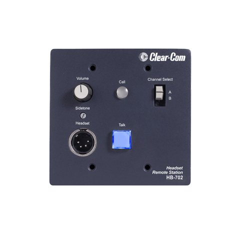 Clear-Com HB-702 2-Channel Flush-Mount Headset Station