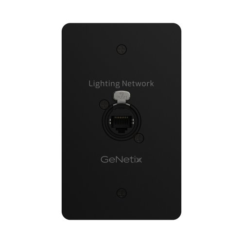 ChamSys GeNetix Single Port Network Passthrough Wall Plate