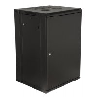 Gator 18U / 21in Deep Hinged Wall Rack w/ Glass Front Door
