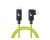 Angelbird USB-C 4.0 Solid Flex Cable w/ Right-Angle - Lime, 3.3ft/1m
