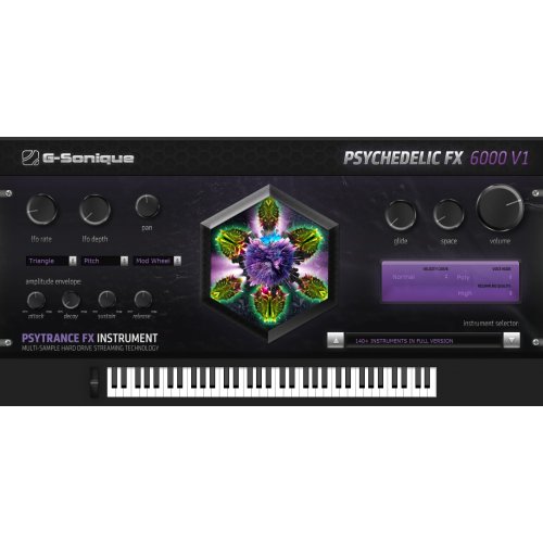 G-Sonique Psychedelic FX 6000 V1 Psytrance FX Instrument Plug-In