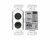RDL RN12 Wall-Mounted Bi-Directional Mic/Line Dante Interface 1x2 - White