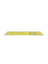 Logickeyboard Large Print Black on Yellow ALBA Slimline Keyboard - Mac