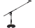 Hercules MS120BPRO Low Profile Mic stand with Tele Boom