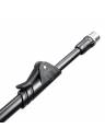Gravity Short Mic Stand w/ Tripod Base & 2-Point Telescoping Boom - 880mm