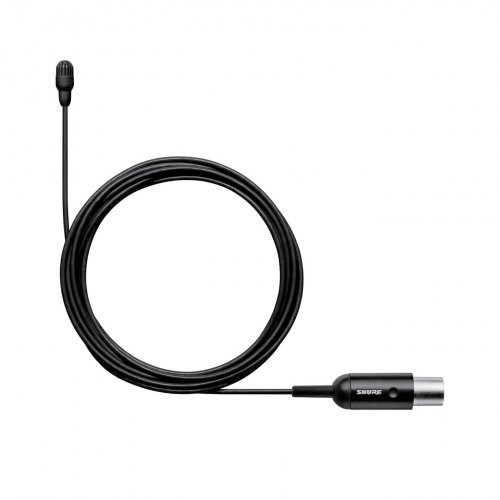Shure TwinPlex TL47 Subminiature Lavalier Mic w/ TA4F & Accessories - Black