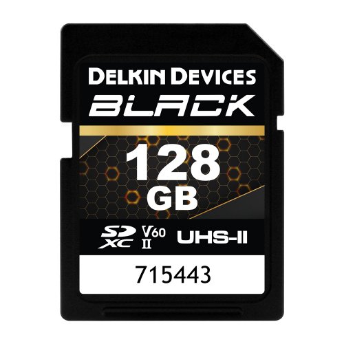 Delkin Devices BLACK UHS-II (V60) SDXC Memory Card - 128GB