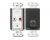RDL D-CIJ3D RCA + 3.5mm Input Wall Plate - White