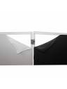 ProX Collapse and Go 4 Panel DJ Facade (White Frame)