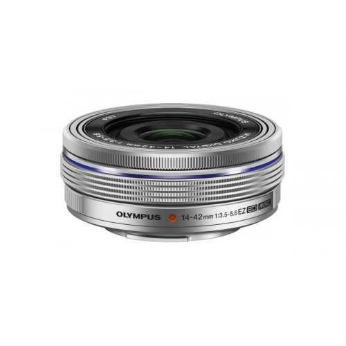 OM System M.ZUIKO ED 14-42MM F3.5-5.6 EZ Lens (Silver)