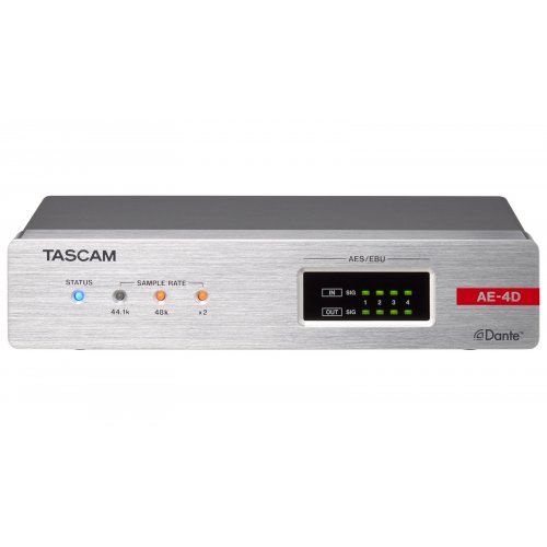 Tascam AE-4D 4-Channel AES/EBU Input/Output Dante Converter