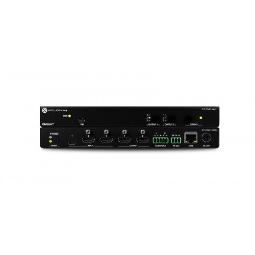 Atlona 3×2 Matrix Switcher for HDMI and USB-C