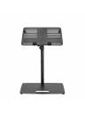 Gravity Universal Laptop Stand w/ Adjustable Pins & Steel Base - Black