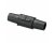 Hubbell Single Pole Camlock Turnaround Female Coupler - Black