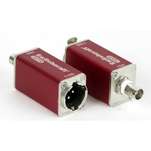 Switchcraft 367R AES-EBU Adapter (BNC to XLRm)