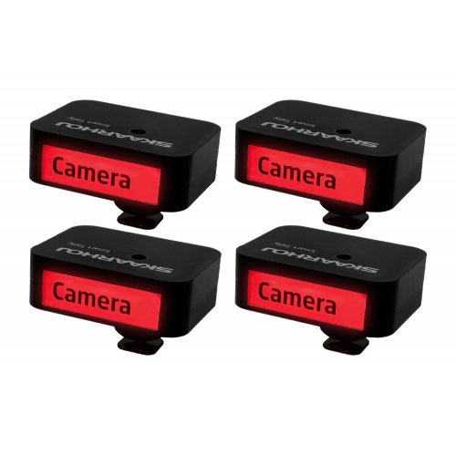 SKAARHOJ Smart Tally PoE Tally Lamp w/ Raw Panel, TSL & HTTP Control - 4 Pack