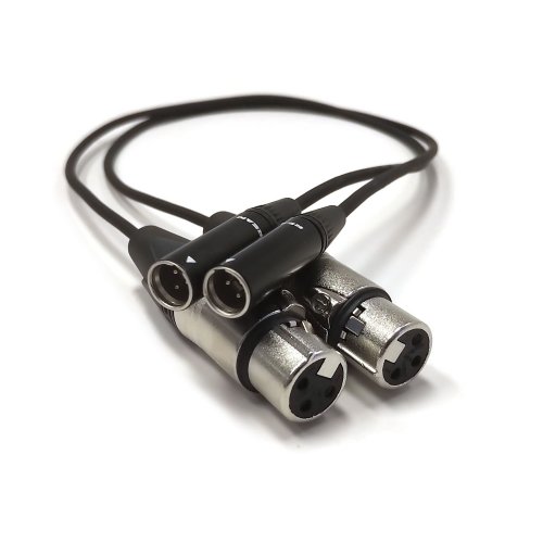 BRTB Mini XLR Cables for Blackmagic Products (2-Pack)