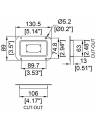 Penn-Elcom D0941K-TR-D Medium Dish for 1 True1 NAC3PX