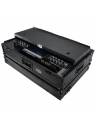 ProX Denon Prime 4 Road Case w/ Tray, Wheels & LEDs - Black