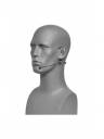 Galaxy Audio HSM4 Dual Ear Omni Headset Mic for Shure - Black