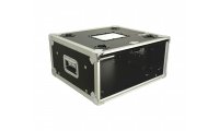 ProX Vertical Shockmount Rack Case w/ Top Sliding Slam Doors - 4U, 14in Depth