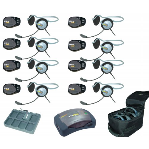 Eartec UltraLITE ComPack System w/ Monarch Headset (8 User)