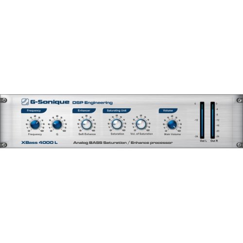 G-Sonique XBass 4000L Analog BASS Saturation - Enhance Processor