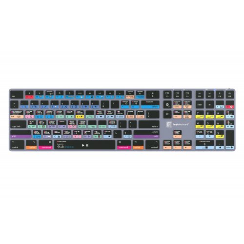 Logickeyboard Fender Studio Pro TITAN Wireless Backlit Keyboard - Mac