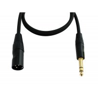 Digiflex HXMS 1/4in TRS to XLR Male Adaptor Cable - 20 Foot