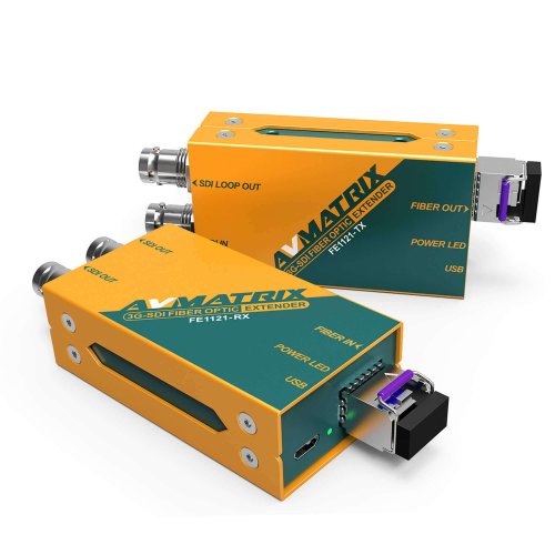 AVMatrix FE1121 20km 3G-SDI Fiber Optic Extender