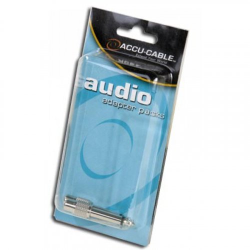 Accu-Cable ACQMRCAF RCA Female to 1/4in Male Adapter (2-Pack)