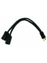 BRTB U-Ground Y-Cord - Male to Dual Female