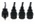 AVShop IEC 3-Way Splitter Cable - 3 Foot