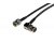 ShieldRock 12G-SDI 4K UHD Cable w/ BNC to Right-Angle BNC Connectors - 3ft