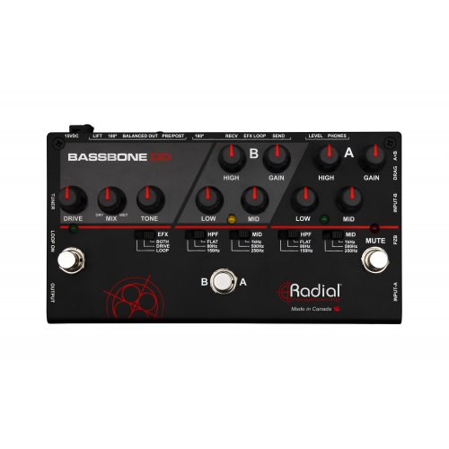 Radial Bassbone OD Bass Preamp & Overdrive