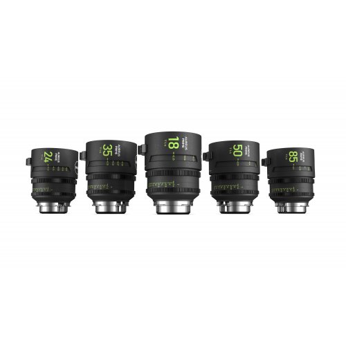 NiSi Optics AUREUS PRIME Full Frame T1.4 Cinema Lens Kit (PL Mount)