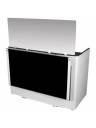 Odyssey Media DJ Booth, Fits 65″ Flat Screen TV/Monitor