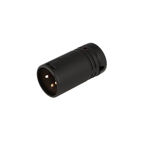 Cable Techniques Low-Profile Male 3-Pin XLR - Black