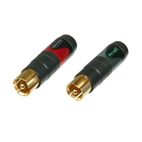Neutrik NF2C-B/2 RCA Phono Plugs (Pair)