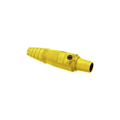 Hubbell HBL400FY Female Yellow CamLock Connector 400Amp