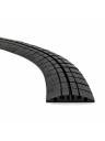 AVShop Flexible Floor Cable Mat Protector for Walkways - 1M / Black
