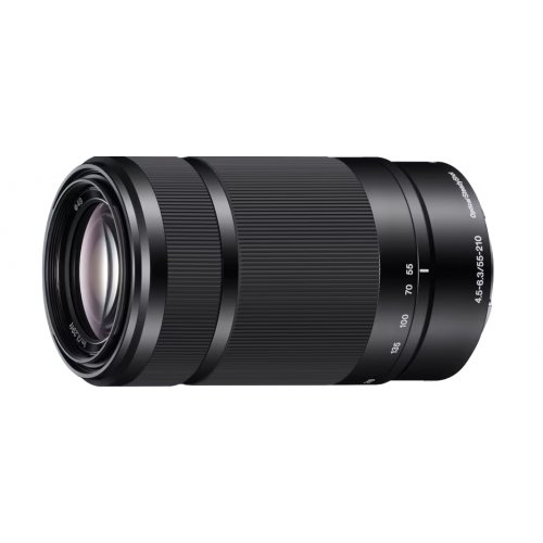 Sony E 55–210mm F4.5-6.3 OSS APS-C Telephoto Zoom Lens - Black