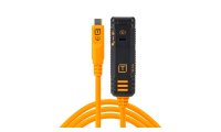 Tether Tools TetherPro Optima 10G USB-C Extension Cable, 16ft - Orange