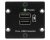 Kramer W-2UC Wall Plate Insert - Dual USB Charger - Black